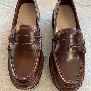 Loeffler randall Rikki Brown Platform Loafer